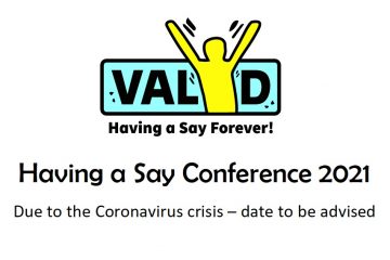HaS 2021 – to be advised Having a Say conference 2021 date to be advised